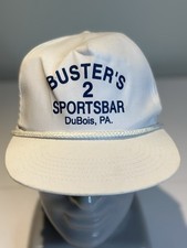 Vintage Buster's 2 Sports Bar white  SnapBack  L picture