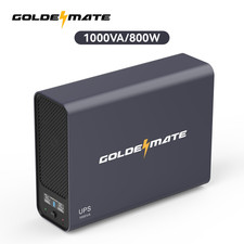 Goldenmate 1000VA 800W LiFePO4 UPS Battery Backup Pure Sine Wave picture