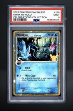 MIMIKYU 2021 POKEMON SWSH BLACK STAR PROMO CELEBRATIONS COLL #136 - HOLO PSA 9 picture