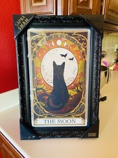New Sapna Shah The Moon Tarot Ornate Framed Wall Art Gothic Halloween Decor picture
