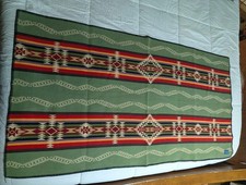 True Vintage Pendleton Beaver State Wool Blanket Southwestern Aztec  66