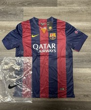 Nike FC Barcelona 2014/15 Messi #10 Home Jersey Champions League Size M picture
