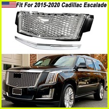 NEW Style For For Cadillac Escalade 2015-20 Chrome Front Upper Grille W/ Molding picture