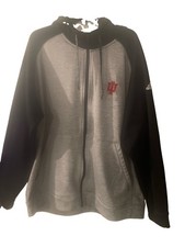 Indiana Hoosiers Football Adidas Climawarm Men's xl 2015 full zip sweatshirt picture