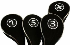 New Neoprene 3 5 7 X Wood Golf Club Headcover Set Head Covers Headcovers picture