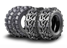MCKINLEY UTV ATV Tires 26X9-12 & 26X10-12 6 Ply Full Set Super Mud Offroad X611 picture