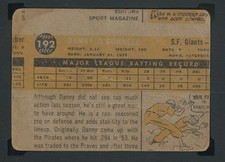 SGC WRONG BACK VENEZUELAN ERROR JOHNSON 1960 VENEZUELA TOPPS 134/192 RARE TPHLC picture