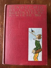 Pinocchio RARE VINTAGE 1928 NELSON Hardcover C Collodi Illustrated by K Wiese picture