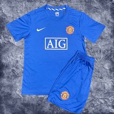 2018 Manchester United Kids Retro 2ndAway Soccer Kit - Cristiano Ronaldo Edition picture