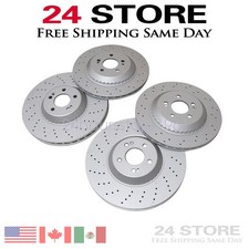 For Mercedes W222 2014-2019 Front + Rear Brake Disc Rotors 2224215100 2224231400 picture