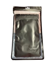 SLNT Silent Pocket Cell Phone Sleeve RF Shield EMF Black Nylon Medium picture