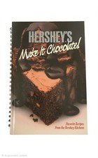 VTG 1987 Hersheys Make It Chocolate Cookbook Spiral Hardcover W Club Insert picture