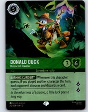 Donald Duck - Distracted Traveler (Epic) 212/204 Wilds Unknown Lorcana Holo NM picture