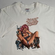 VTG Sweet Chastity 1997 Penthouse Graphitti T-Shirt Mens XL X-Large Pin Up picture