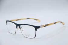 NEW ALIUM WIRE 5 930M AO BLUE BROWN AUTHENTIC DESIGNER EYEGLASSES 56-18 picture