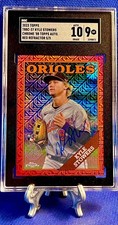 KYLE STOWERS 2023 Topps Series 1 Silver Pack Red Refractor Auto #5/5 RC MARLINS picture