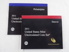 2011 P & D US Mint Set Uncirculated 28 Coins OGP Original Mint Packaging picture