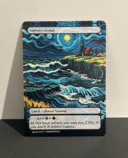 MTG - Watery Grave- Van Gogh Style - Card For EDH and Playtest picture