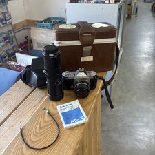 Vintage Nikkormat Estate Bundle - Responsive Meter, 2 Lenses, Lens Manual, Case picture