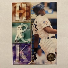 1995 Fleer Ultra - Frank Thomas - Home Run King - Gold Medallion Parallel - HOF picture