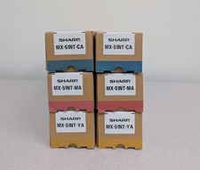 SHARP MX-51NT GENUINE TONER LOT OF SIX MX-51NT-CA, MX-51NT-MA, MX-51NT-YA NEW picture
