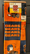 Peanuts NFL Chicago Bears Super Soft Plush Throw Blanket 60 in x 70 in picture
