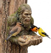 Bigfoot Bird Feeder Sasquatch Bird Butler Garden Backyard Bird Watching Decor picture