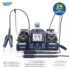 WEP 982D-III Precision Soldering Station Desolder Tweezer Solder Iron C210 C245 picture