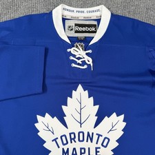 Reebok Toronto Maple Leafs Jersey Men Large Blue Frederik Andersen 31 NHL 7185A picture