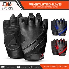 DXM SPORTS Men Workout Gloves Fitness Training Leather Gym Weight Lifting Gloves picture