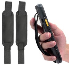 Hand Strap for Mobile Computer Scanner - Black Twin Pack, Durable & Comfortable picture