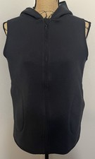 Lululemon Vest Reversible Scuba Knit Gray/Black Cold-Weather Hoodie 10 picture