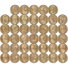 2007-2020 Presidential Dollar 40 Coin Complete Design Set Uncirculated picture