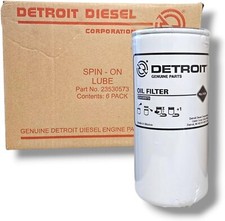 GENUINE DETROIT DIESEL OIL FILTER 23530573  (6 Pack) picture