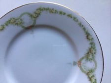 Six (6) Vintage 40's Rosenthal Selb Germany DONATELLO China Briar Rose 5” Plates picture