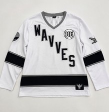 Rare 2015 Wavves 86’d Hockey Jersey M Tour Merch Alien Weed Sold Out picture