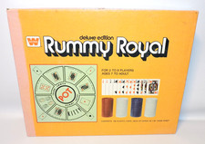 VTG 1975 Deluxe Edition Rummy Royal Board Game 4804 COMPLETE w/ Extras ~READ picture