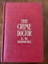 1914 The Crime Doctor E.W. Hornung Antique Hardcover Red Cloth picture