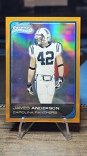 2006 Bowman Chrome James Anderson #53 Orange Refractor /25 RC BOOKEND Panthers  picture