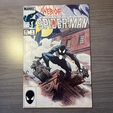 Marvel Web of Spider-Man #1 (1984) Alien Costume Louise Simonson Charles Vess picture