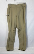 Kerrits Power Stretch Fleece Lined Full Seat Riding Tights Khaki 1X picture