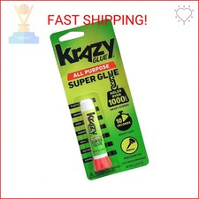 Krazy Glue All Purpose Instant Superglue, 2 g, Extra Strong Bond Adhesive for Wo picture