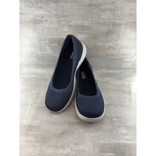 Skechers On-the-GO Flex Comfort Navy Blue Sparkle Ballet Flats 136532 Women 7.5 picture