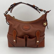 Dooney & Bourke Shoulder Bag Womens Brown Leather Florentine Satchel Hobo Luxury picture