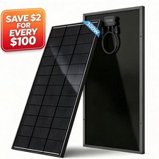 12V 300W Watt Mono Solar Panel N-Type 18BB Power RV Camping Home Boat Off Grid picture