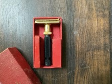 Gibson Adjustable Vintage Safety Razor French 1940s TTO picture