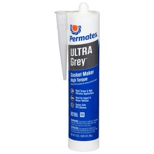 Permatex 82195 Ultra Grey Rigid High-Torque RTV Silicone Gasket Maker, 13 oz. picture