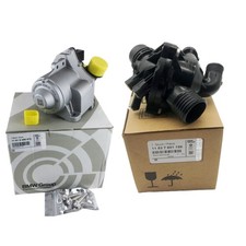Electric Engine Water Pump w/Thermostat for BMW 335i 535i N54 N55 x5 x6 3.0L picture