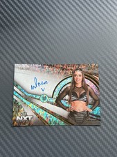 2026 Topps Universe WWE Wren Sinclair Next Level Autographs Aqua Speckle /299 picture
