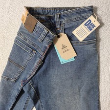 NEW Prana Axiom Jean Mens 32/32 Blue Antique Stone Wash Stretch Straight Leg picture